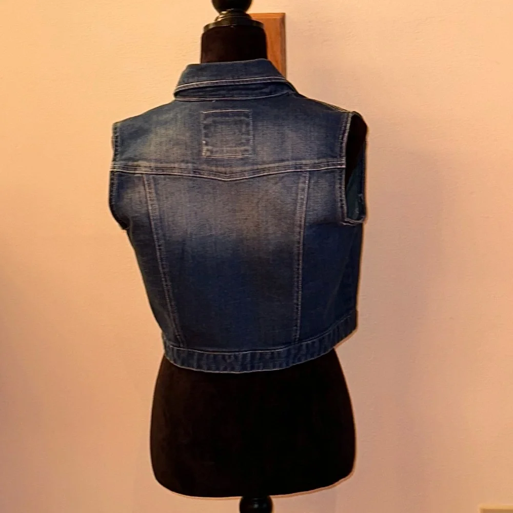 Justice Denim Vest size 18